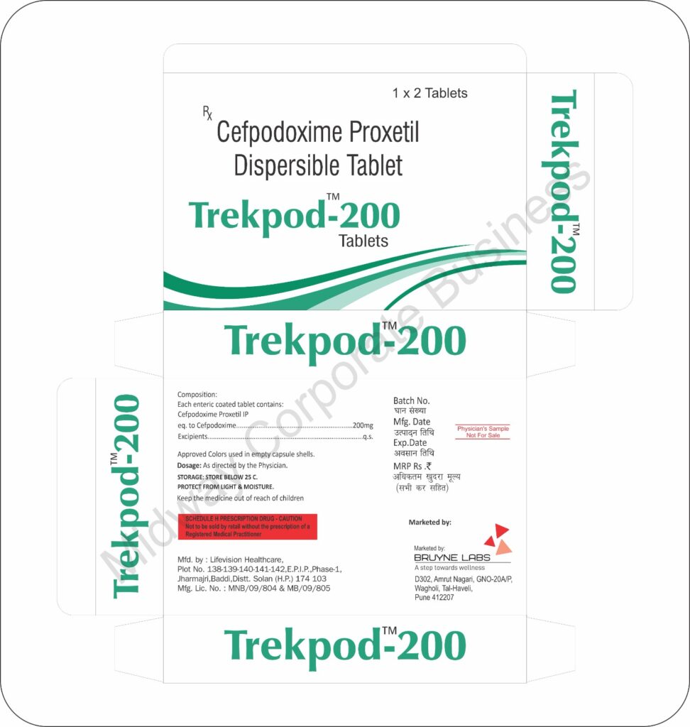 Trekpod-200 - Cefpodoxime Proxetil